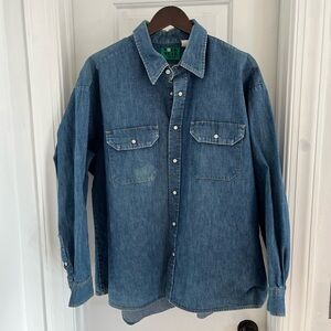 Vintage Wrangler Work Wear Denim Shirt